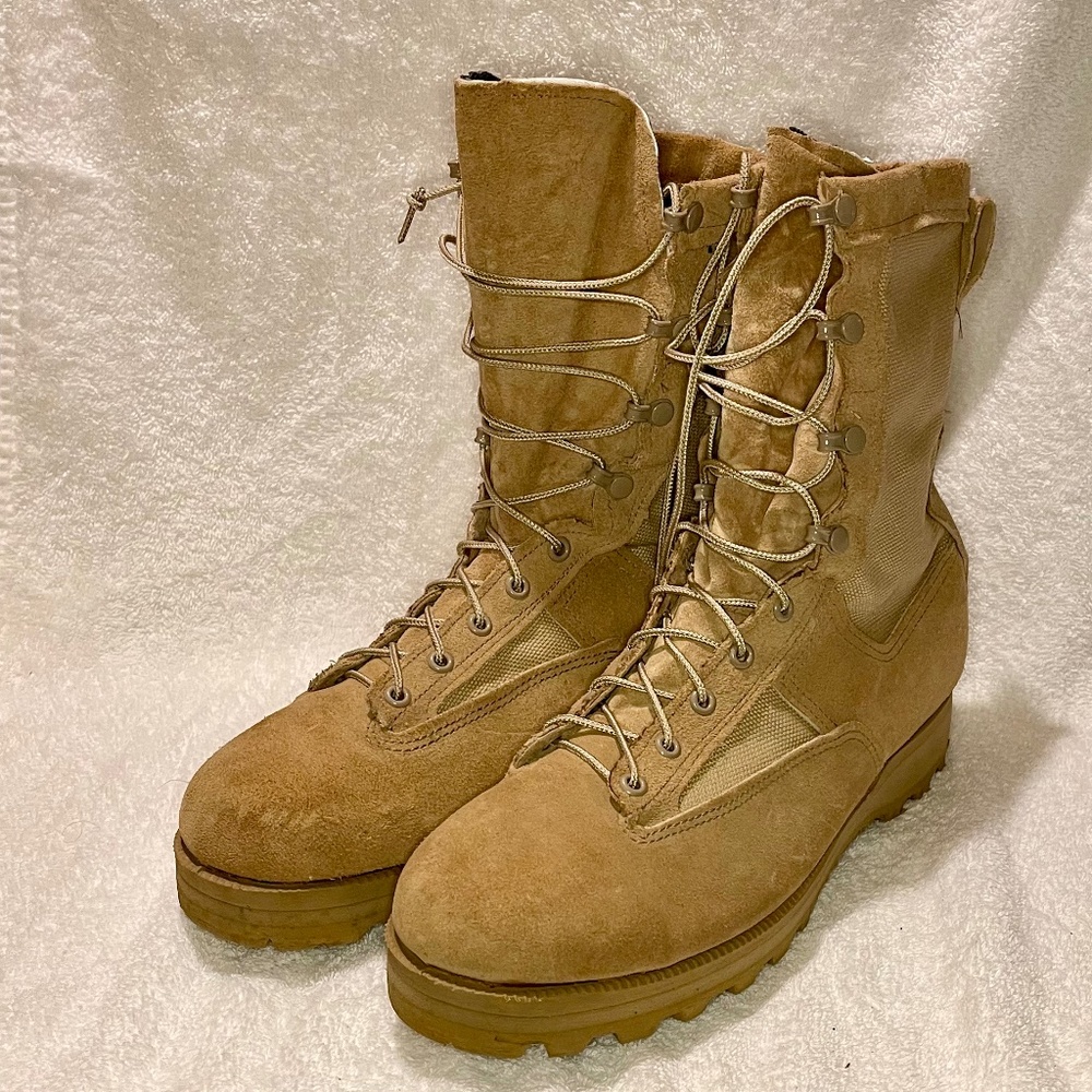 Belleville US Army Flight Combat Vehicle Crewman Boots Size 11 Regular